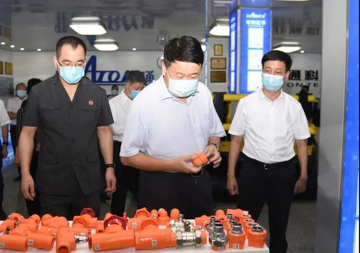 乐鱼页面在线登录资讯 | 省人大常委会党组副书记、副主任梁建勇带队莅临乐鱼页面在线登录考察调研