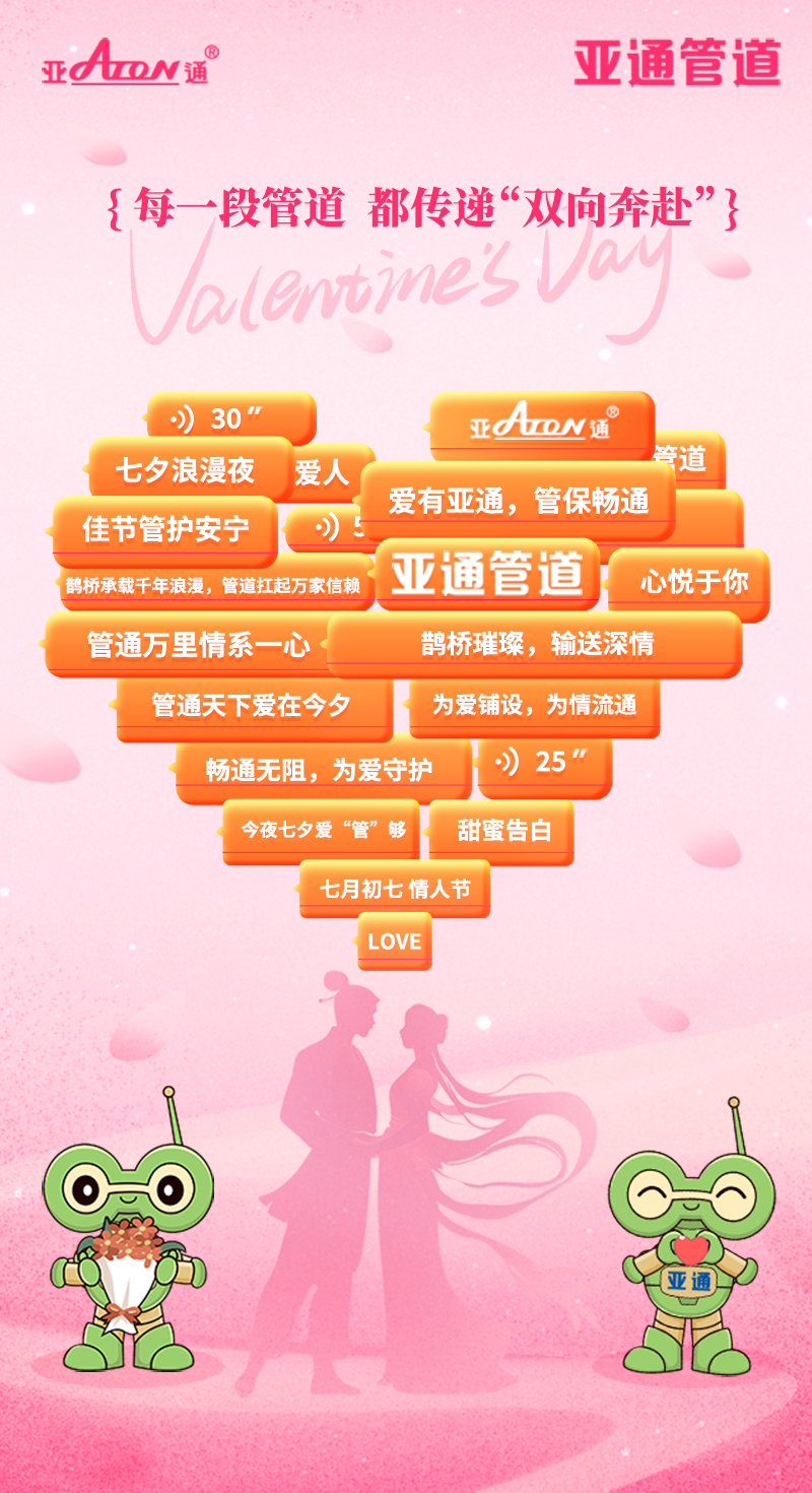 七夕节 | 每一段管道，都传递“双向奔赴”